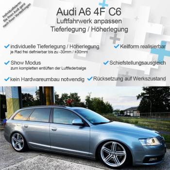 Audi A6 4F Luftfahrwerk tieferlegen elektronisch ohne Koppelstangen/Hardwareanpassung