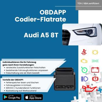 OBDAPP Shop - VW T6 7H SG Standheizung Motorvorwärmung freischalten