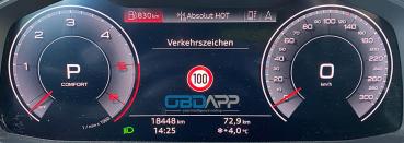 Audi A6 4K Virtual Cockpit erweiterte Skalenanzeige freischalten