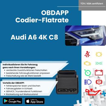 Audi A6 4K OBDAPP Coding-Flatrate