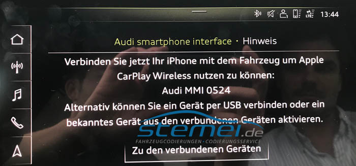 Carplay Android Auto Integration Freischaltung