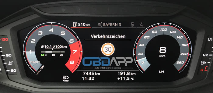Verkehrszeichenerkennung/VZE Audi, Seat, Skoda, VW Freischaltung