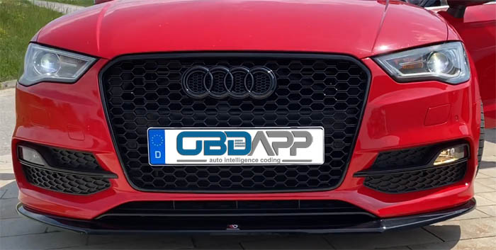 OBDAPP Shop - Audi A3 8V Abbiegelicht über Nebelscheinwerfer