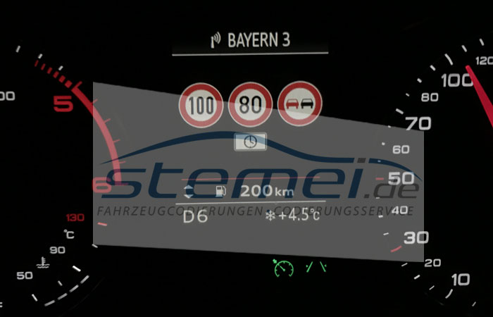 OBDAPP Shop - Audi Q3 F3 Verkehrszeichenanzeige kamerabasiert VZE