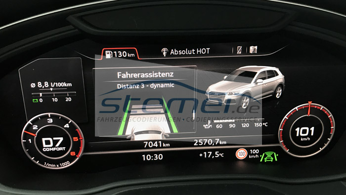 OBDAPP Shop - Audi A4 8W Spurhalteassistent (Lane Assist) freischalten  aktivieren codieren