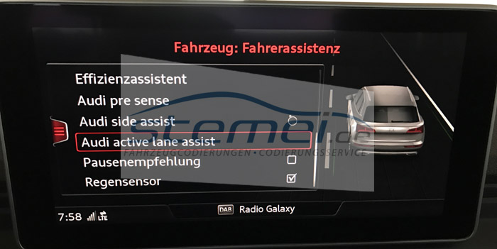 AUDI Q7 4M Side Assist Spurwechselassistent Toter Winkel Nachrüstpaket -  PCI S, 1.109,00 €