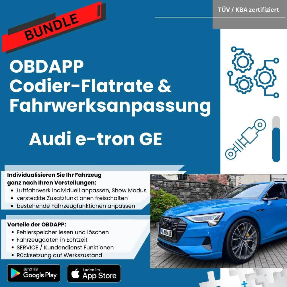 OBDAPP Shop - Audi A1 GB Verkehrszeichenanzeige VZE freischalten