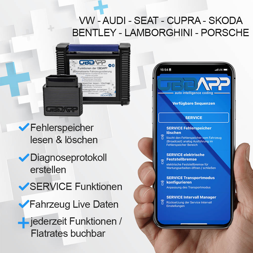 OBDAPP Shop - Audi A3 8V FIS Fahrerinformationssystem freischalten