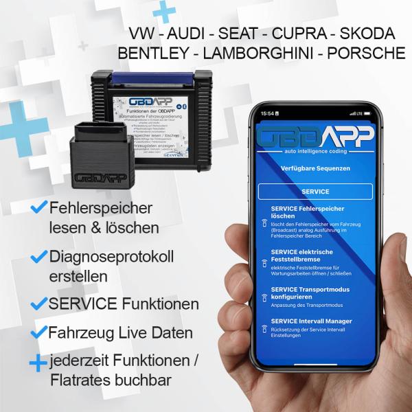 OBDAPP Shop - Audi A7 4G MMI RMC AUX Aktivierung Apple Car Play Android Auto  Nachrüstung freischalten