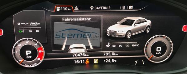Audi A4 8W Virtual Cockpit Derivat auf S4 / RS4 Layout und Skalen umstellen